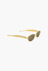 Sardine Oval-Frame Gold-Tone Sunglasses